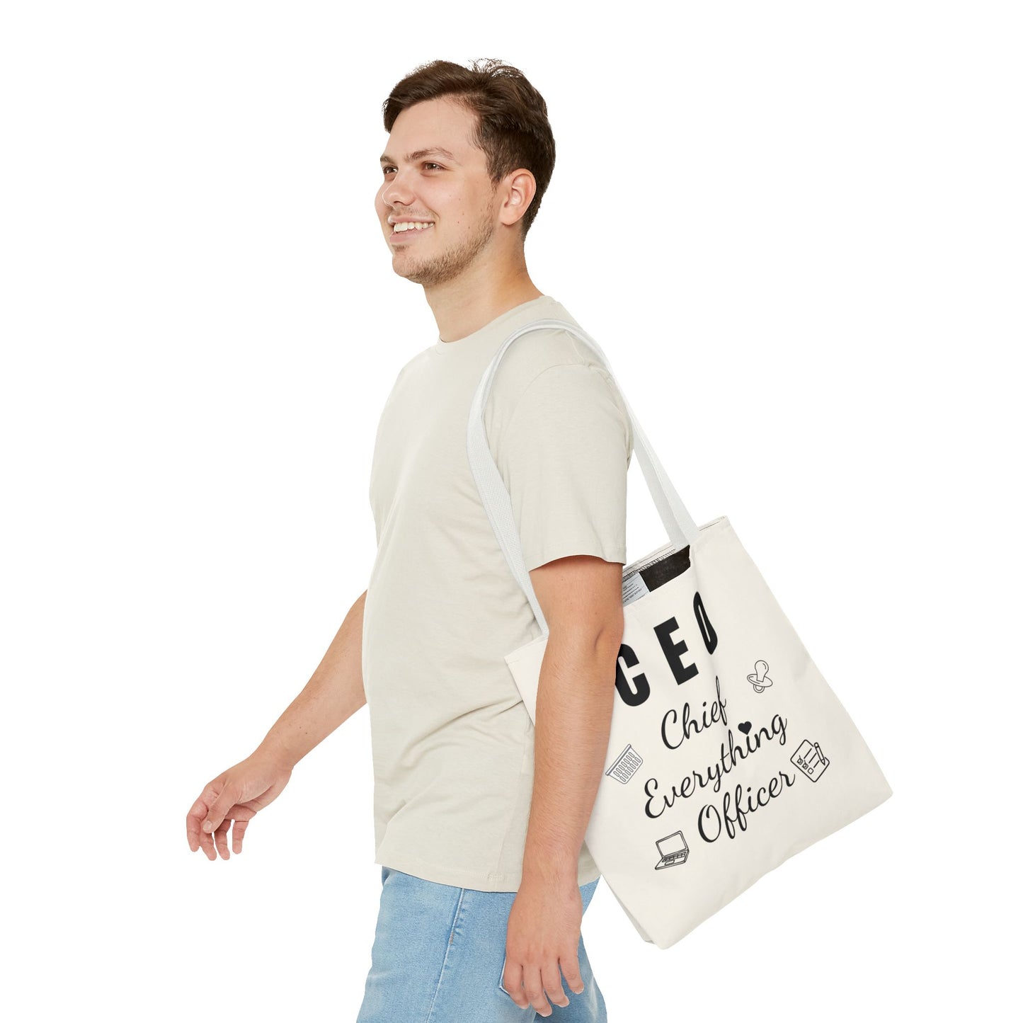 CEO Tote Bag – Chief Everything Officer Gift for Moms, Bosses & Women | Stylish Professional Canvas Bag