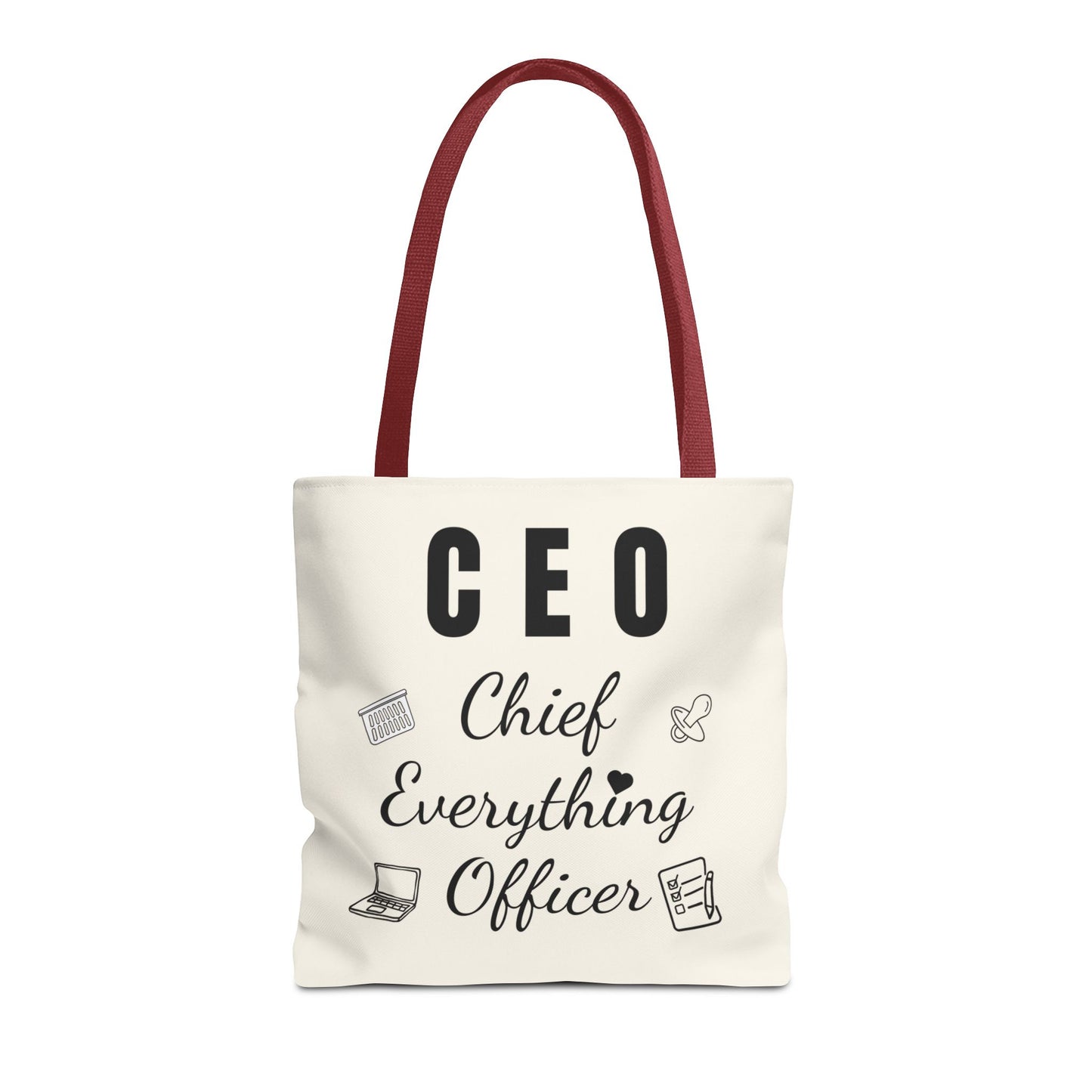 CEO Tote Bag – Chief Everything Officer Gift for Moms, Bosses & Women | Stylish Professional Canvas Bag