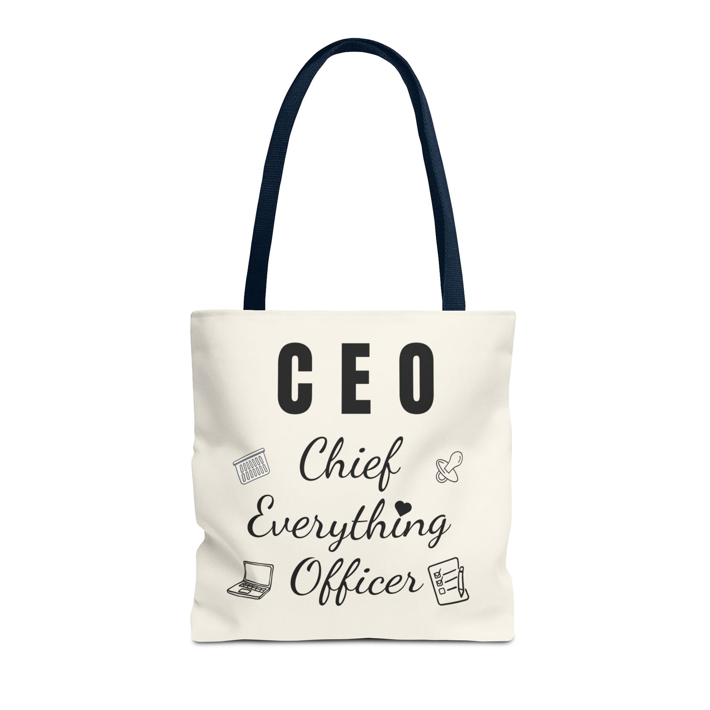 CEO Tote Bag – Chief Everything Officer Gift for Moms, Bosses & Women | Stylish Professional Canvas Bag