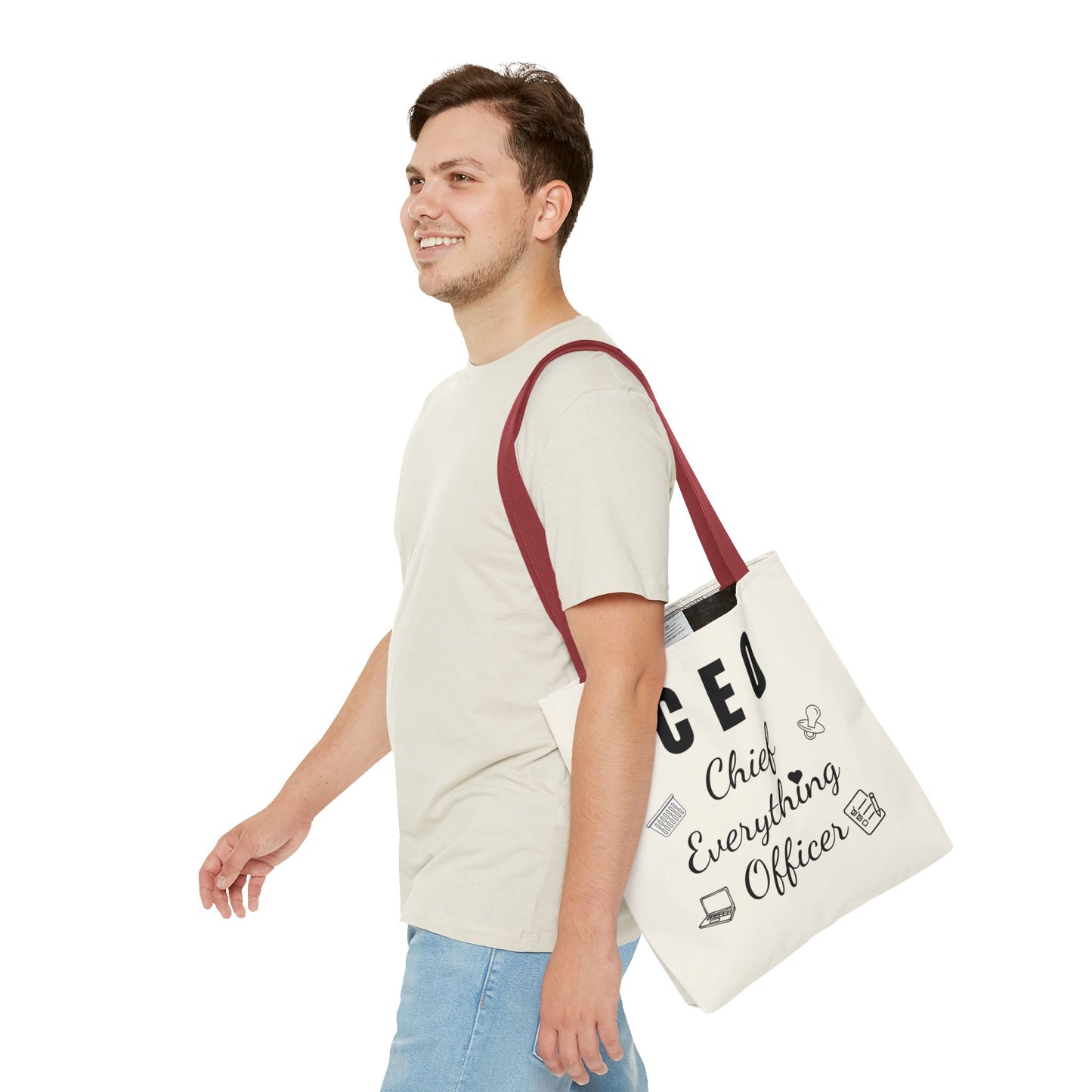 CEO Tote Bag – Chief Everything Officer Gift for Moms, Bosses & Women | Stylish Professional Canvas Bag