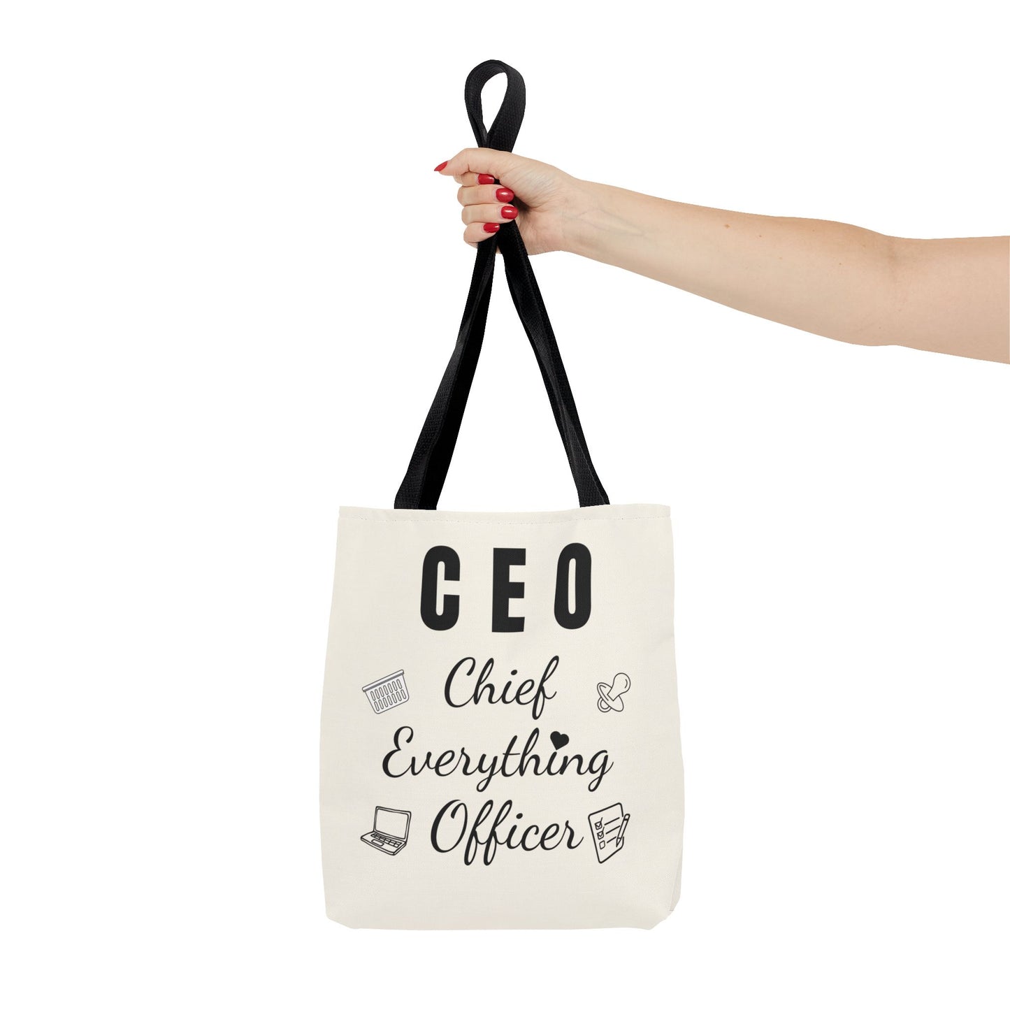 CEO Tote Bag – Chief Everything Officer Gift for Moms, Bosses & Women | Stylish Professional Canvas Bag