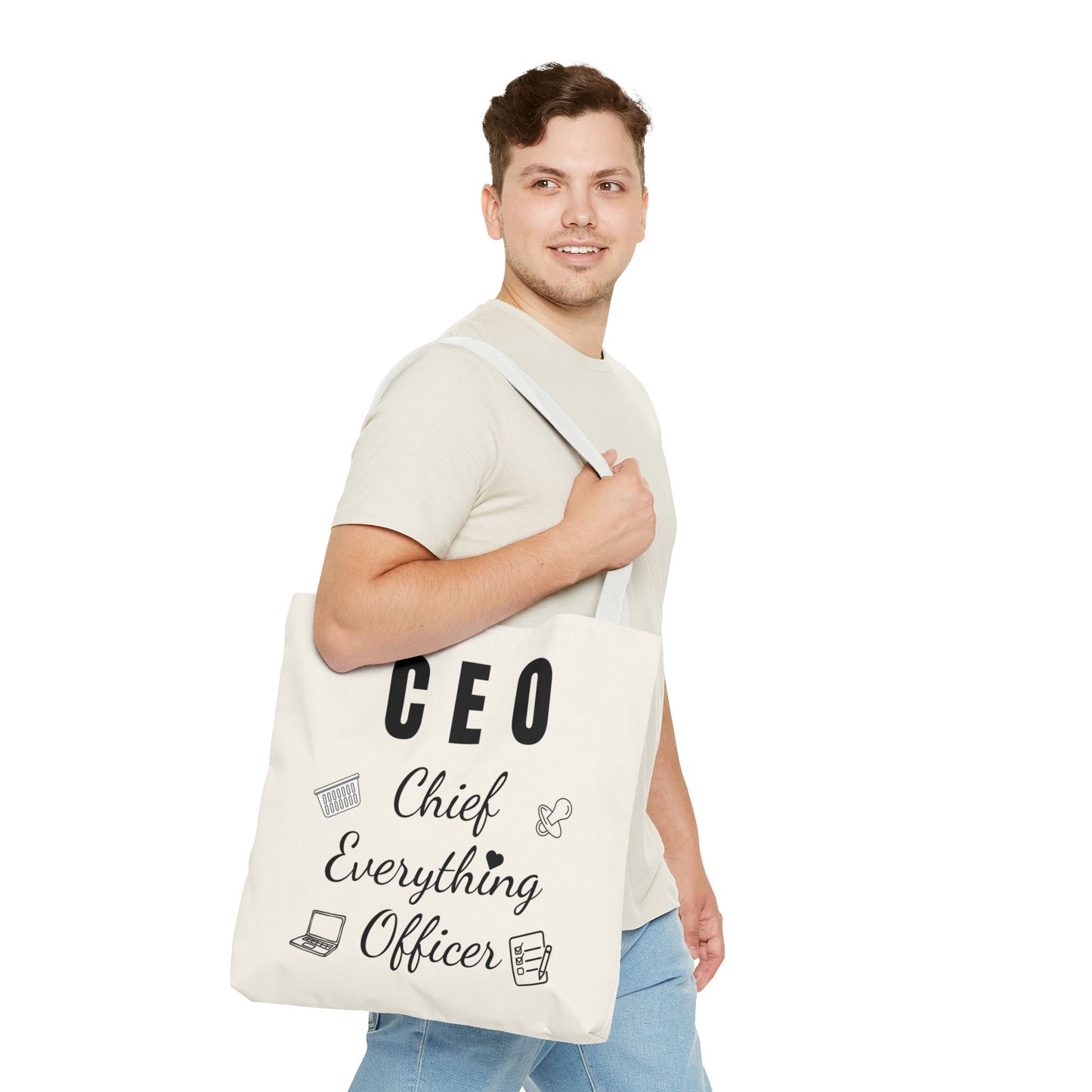 CEO Tote Bag – Chief Everything Officer Gift for Moms, Bosses & Women | Stylish Professional Canvas Bag