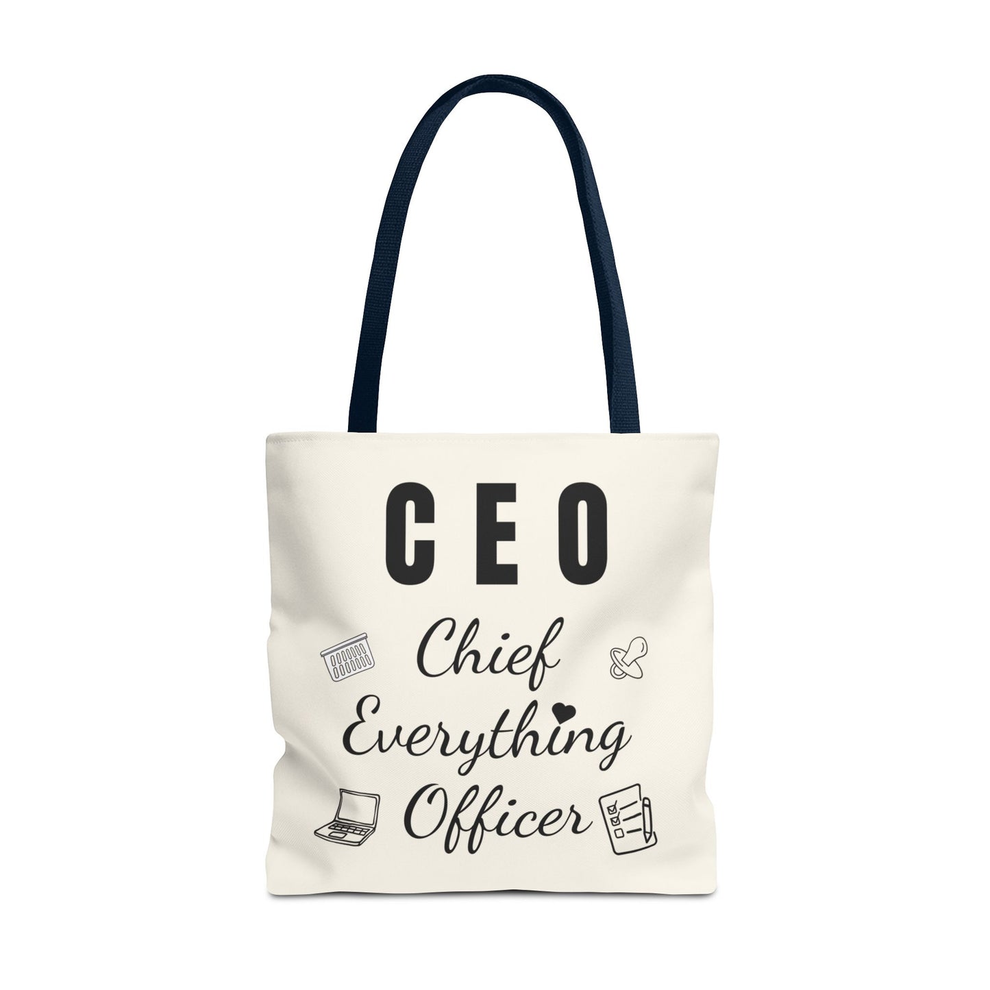 CEO Tote Bag – Chief Everything Officer Gift for Moms, Bosses & Women | Stylish Professional Canvas Bag