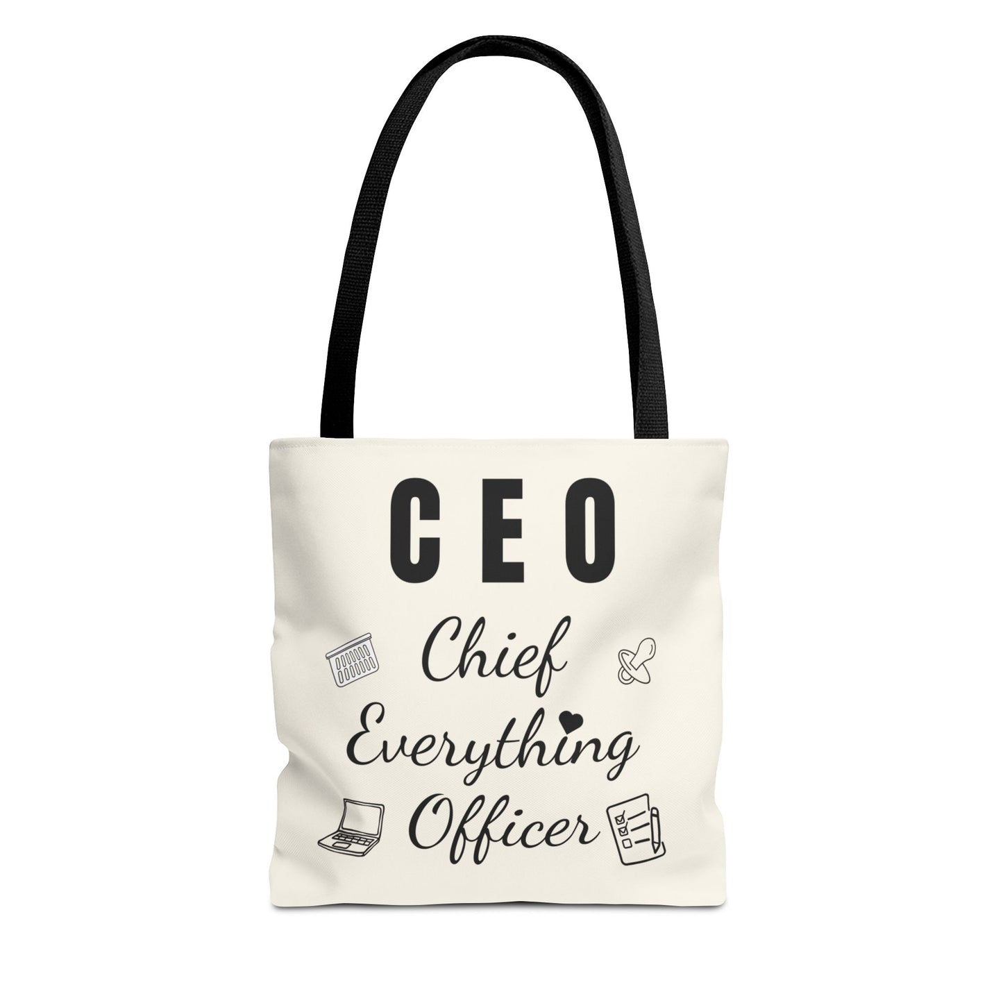 CEO Tote Bag – Chief Everything Officer Gift for Moms, Bosses & Women | Stylish Professional Canvas Bag