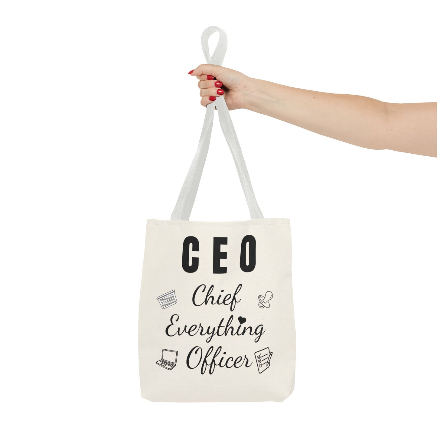 CEO Tote Bag – Chief Everything Officer Gift for Moms, Bosses & Women | Stylish Professional Canvas Bag