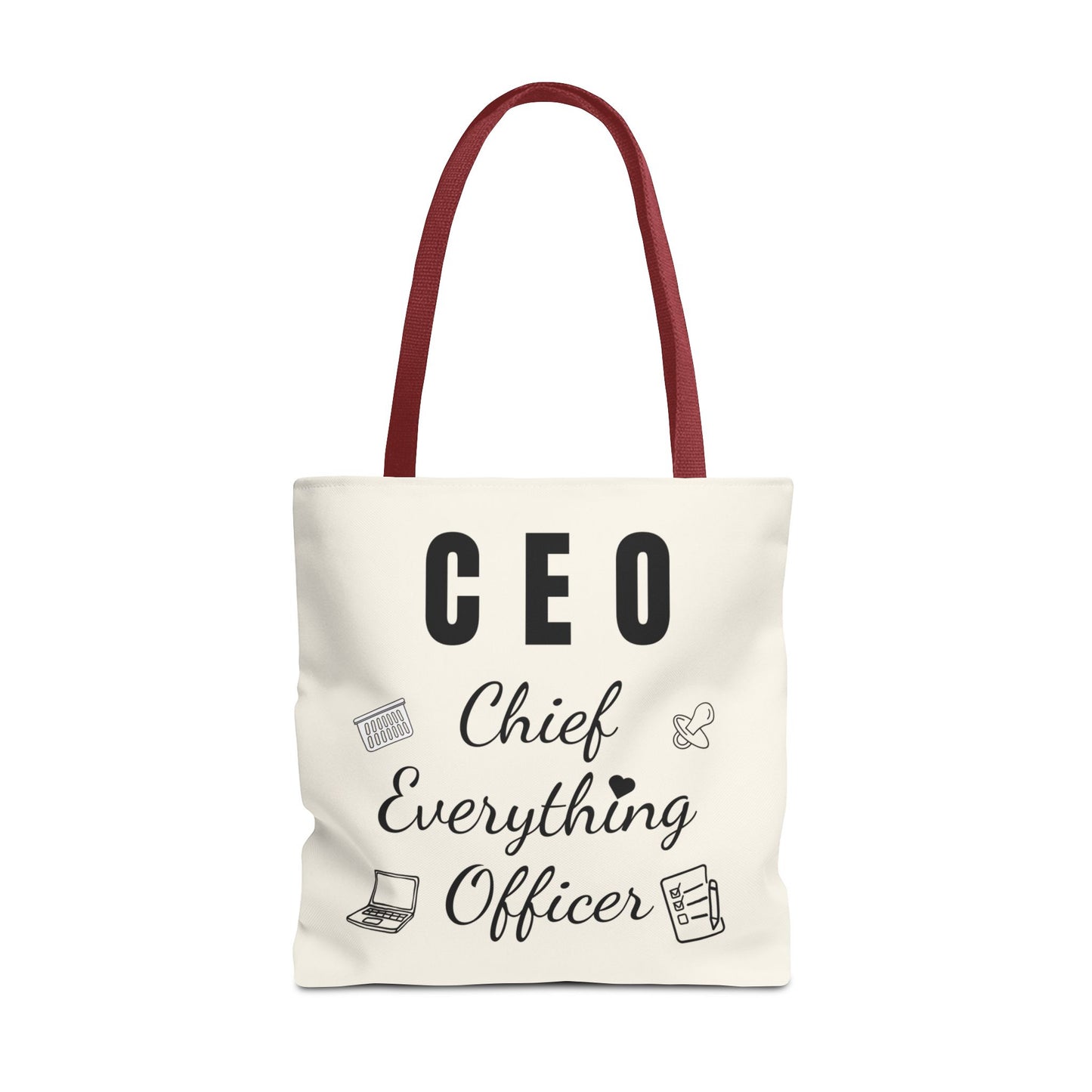 CEO Tote Bag – Chief Everything Officer Gift for Moms, Bosses & Women | Stylish Professional Canvas Bag