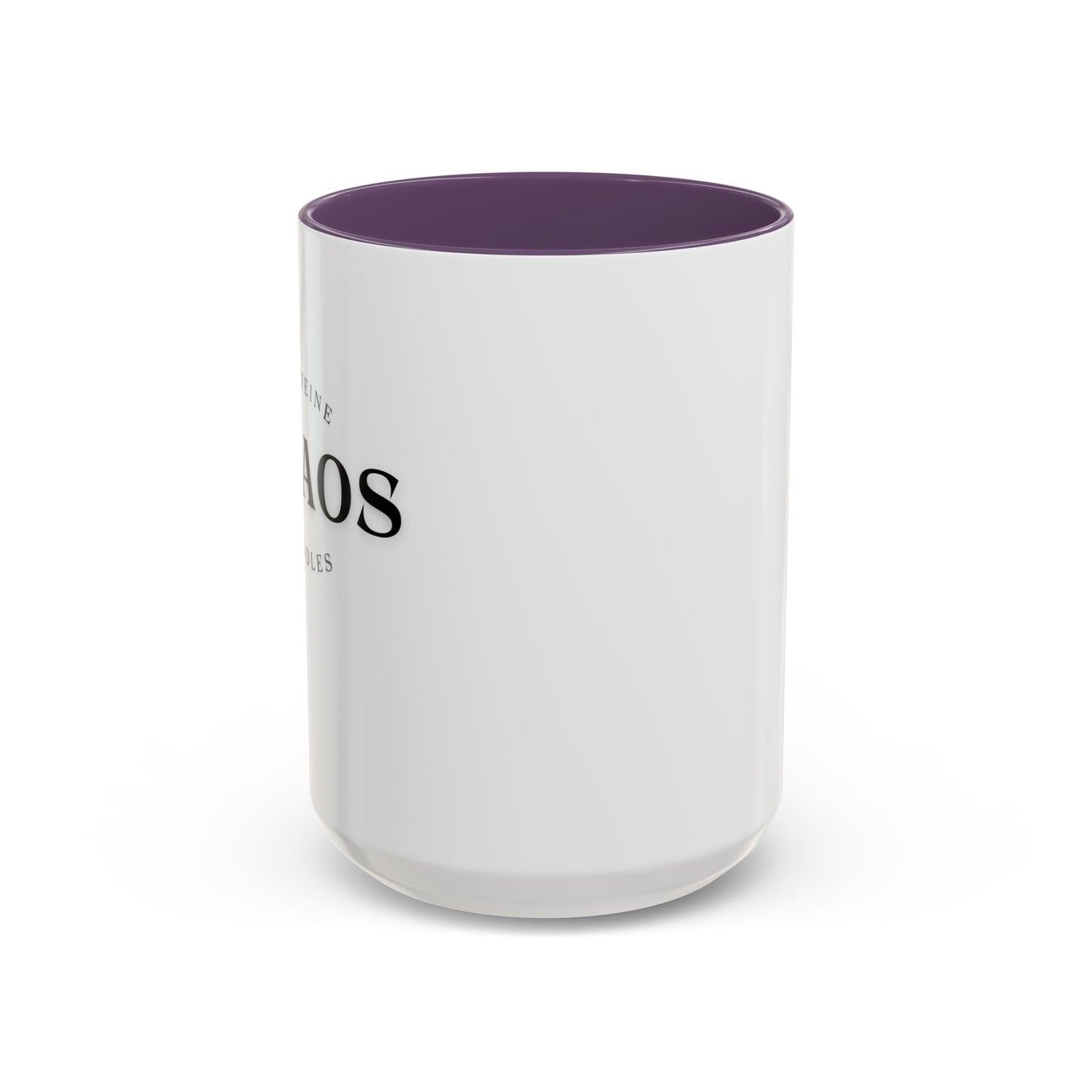 Caffeine, Chaos & Cuddles Mug – Funny Mom Coffee Gift for New Moms, Parents & Caregivers | Personalized Accent Mug