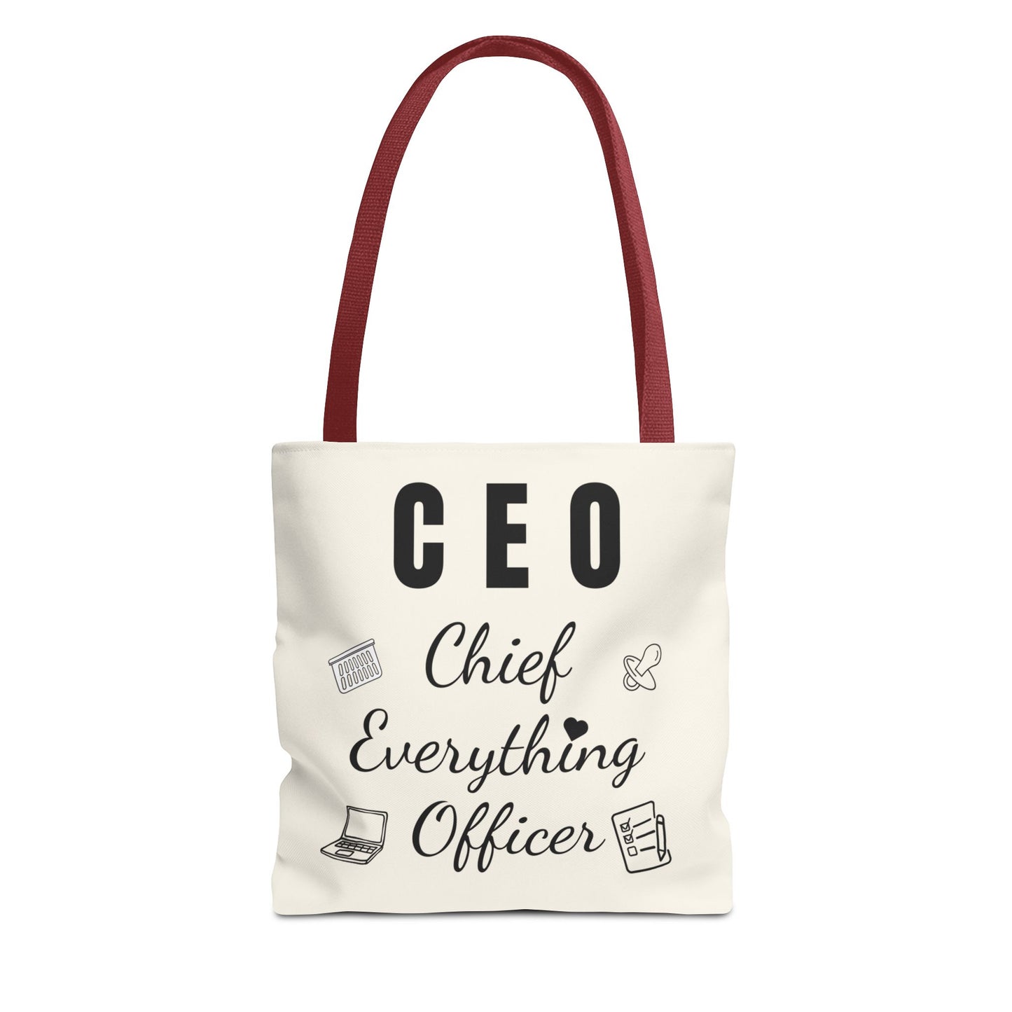 CEO Tote Bag – Chief Everything Officer Gift for Moms, Bosses & Women | Stylish Professional Canvas Bag