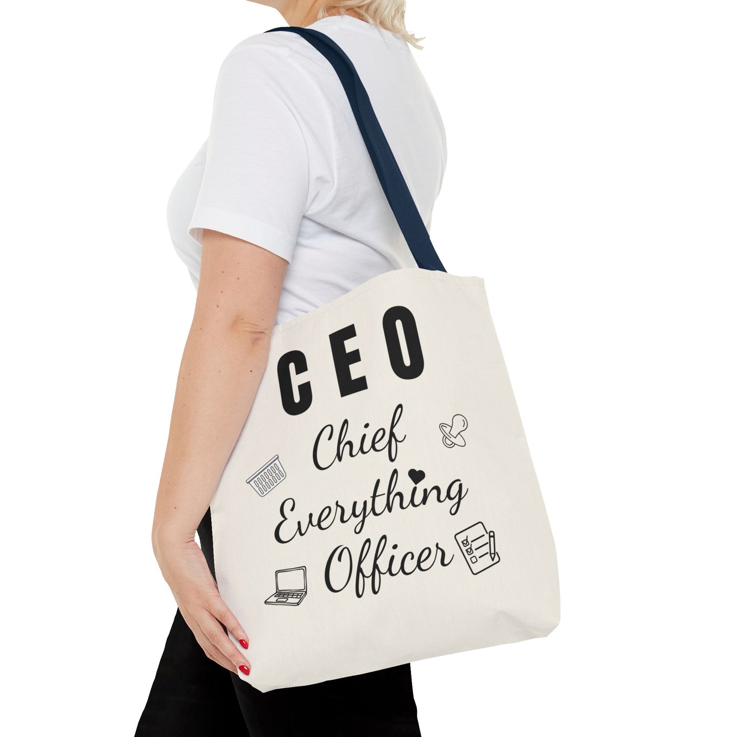 CEO Tote Bag – Chief Everything Officer Gift for Moms, Bosses & Women | Stylish Professional Canvas Bag
