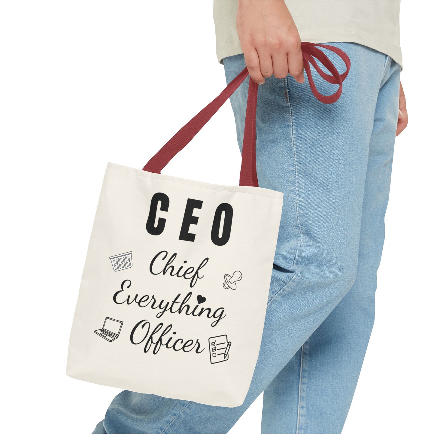 CEO Tote Bag – Chief Everything Officer Gift for Moms, Bosses & Women | Stylish Professional Canvas Bag