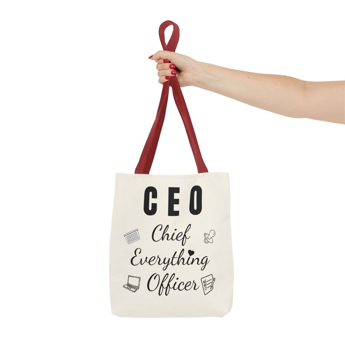 CEO Tote Bag – Chief Everything Officer Gift for Moms, Bosses & Women | Stylish Professional Canvas Bag