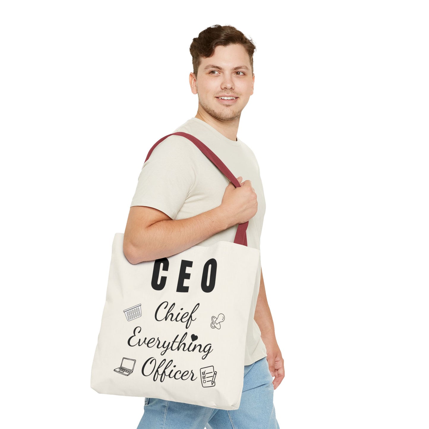 CEO Tote Bag – Chief Everything Officer Gift for Moms, Bosses & Women | Stylish Professional Canvas Bag