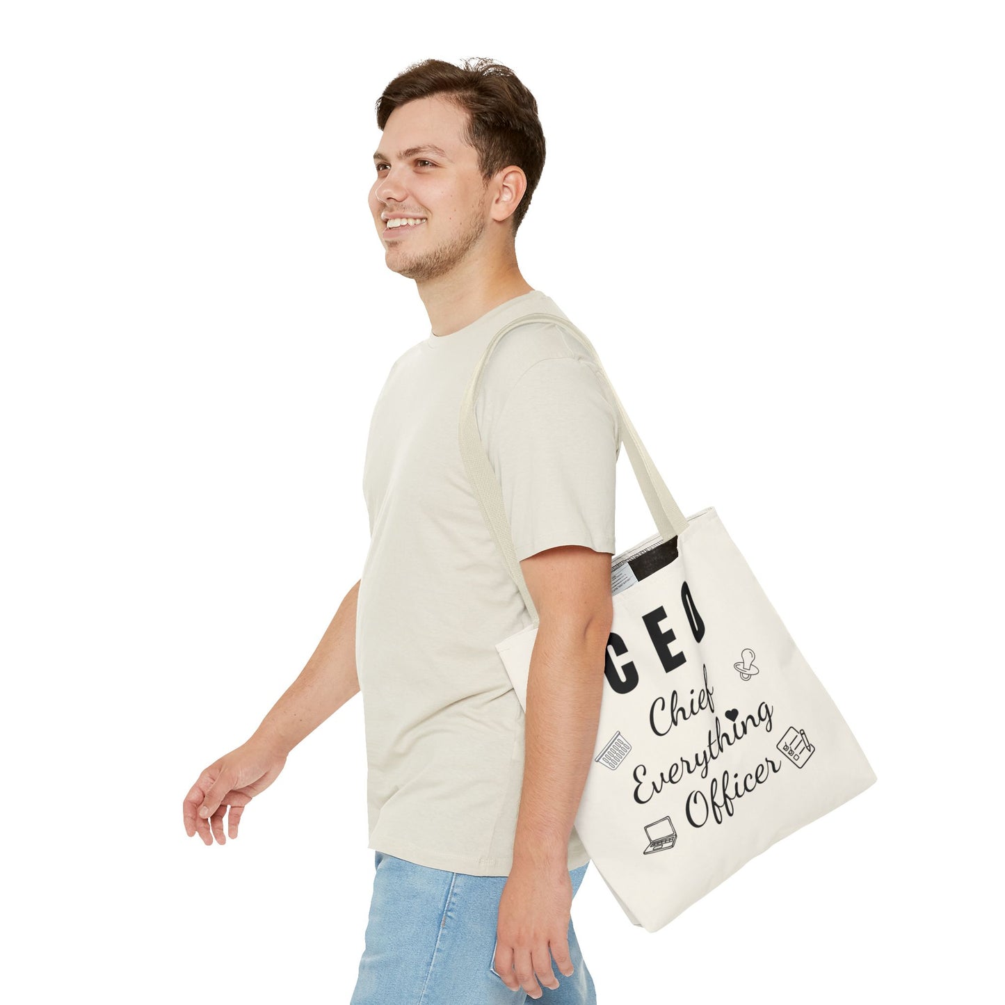 CEO Tote Bag – Chief Everything Officer Gift for Moms, Bosses & Women | Stylish Professional Canvas Bag