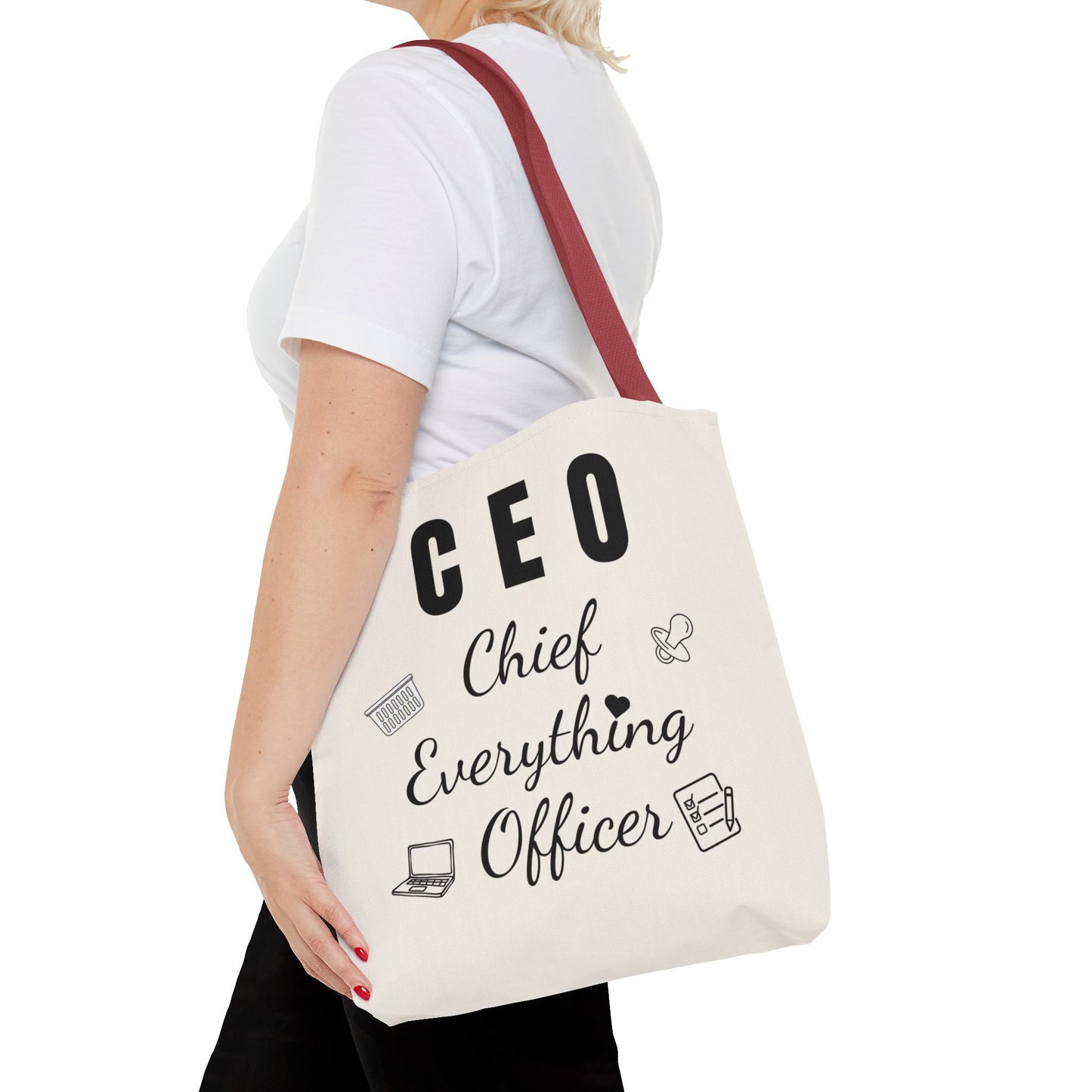 CEO Tote Bag – Chief Everything Officer Gift for Moms, Bosses & Women | Stylish Professional Canvas Bag
