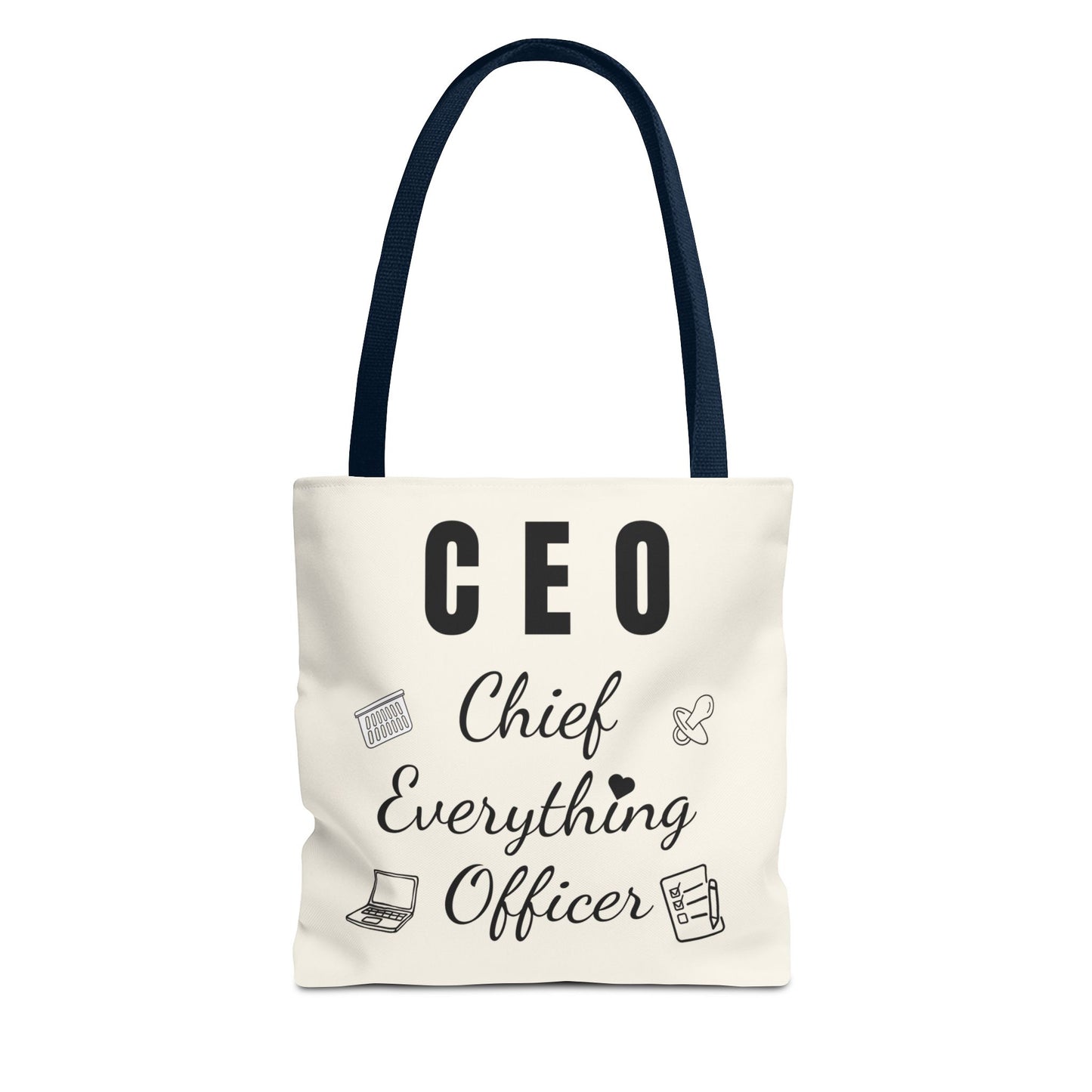 CEO Tote Bag – Chief Everything Officer Gift for Moms, Bosses & Women | Stylish Professional Canvas Bag