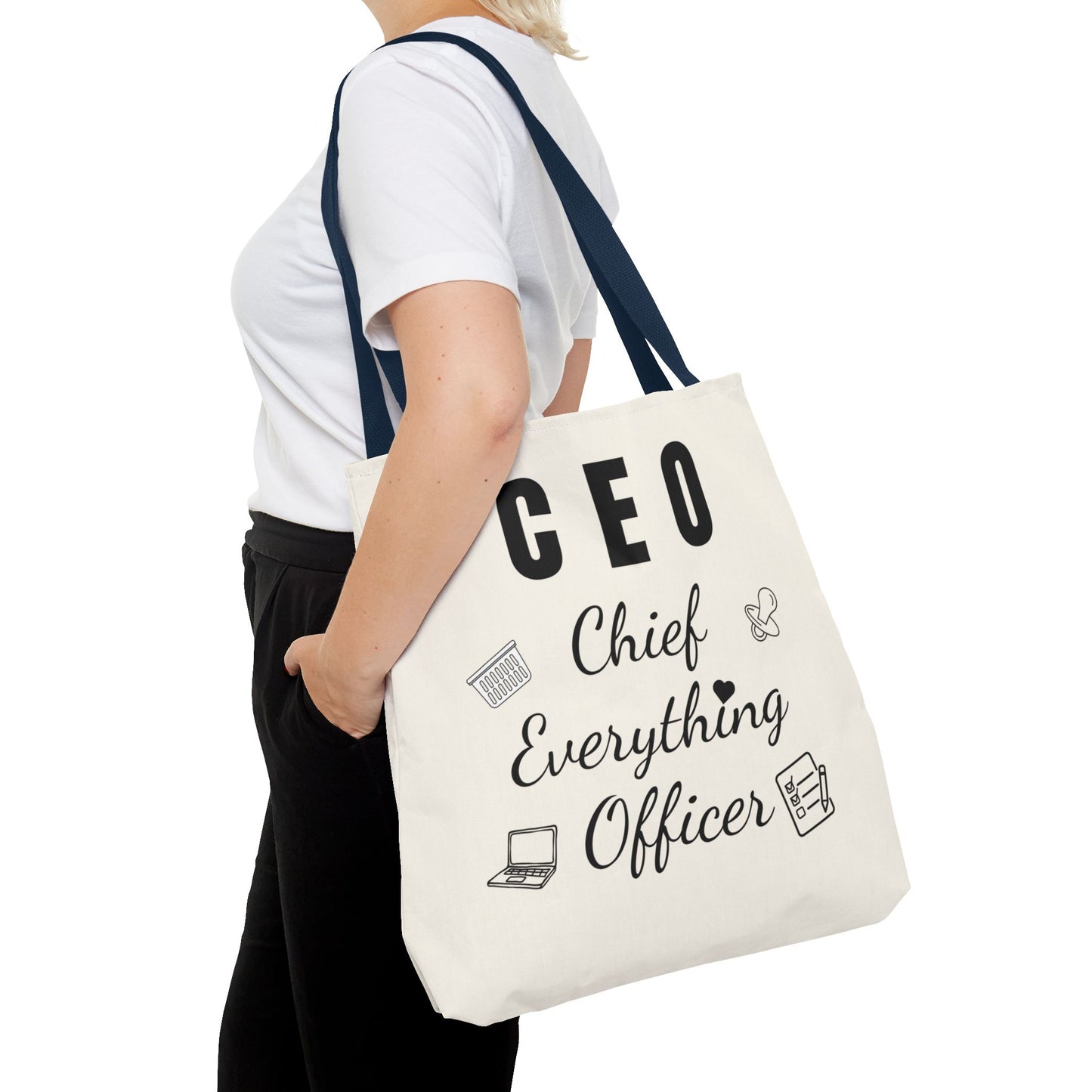CEO Tote Bag – Chief Everything Officer Gift for Moms, Bosses & Women | Stylish Professional Canvas Bag