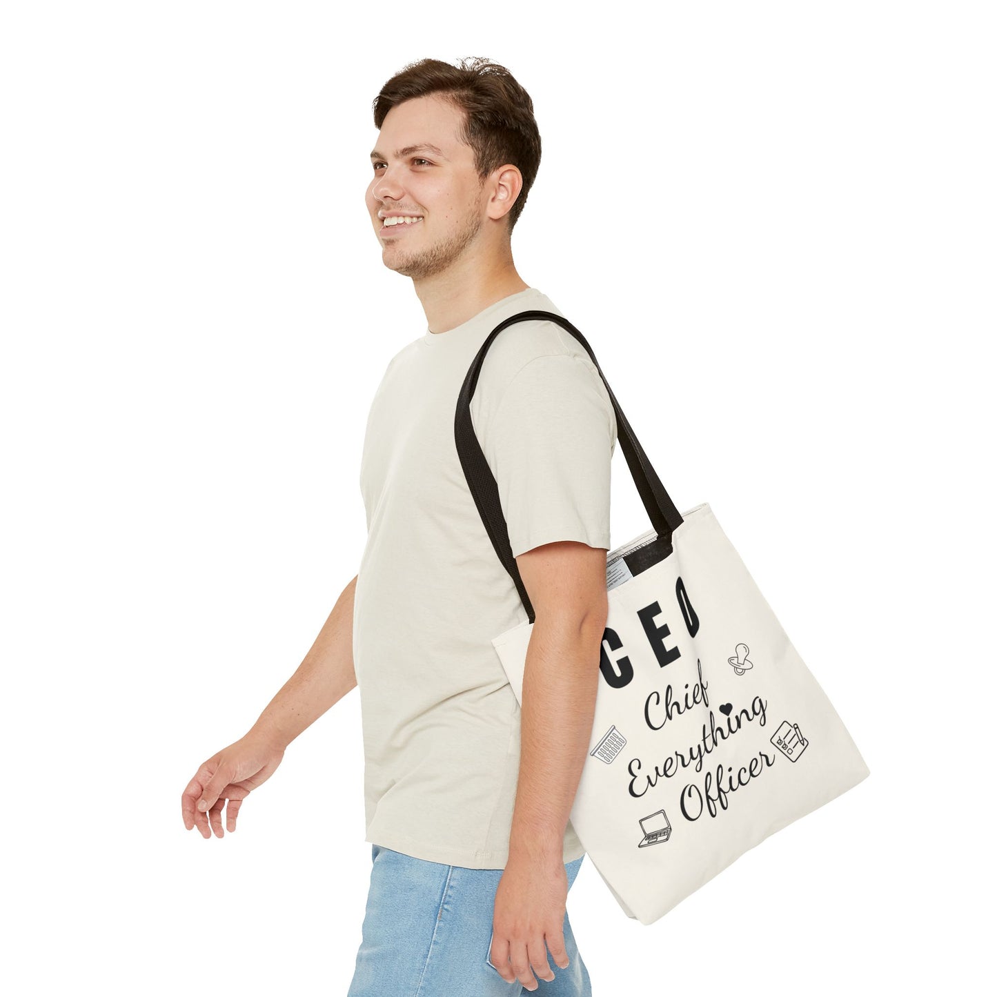 CEO Tote Bag – Chief Everything Officer Gift for Moms, Bosses & Women | Stylish Professional Canvas Bag